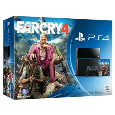 Sony PlayStation 4 500Gb + Игра Far Cry 4 (русская версия)